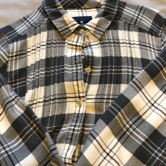 Flowy Plaid Shirt - Picture 1 of 4